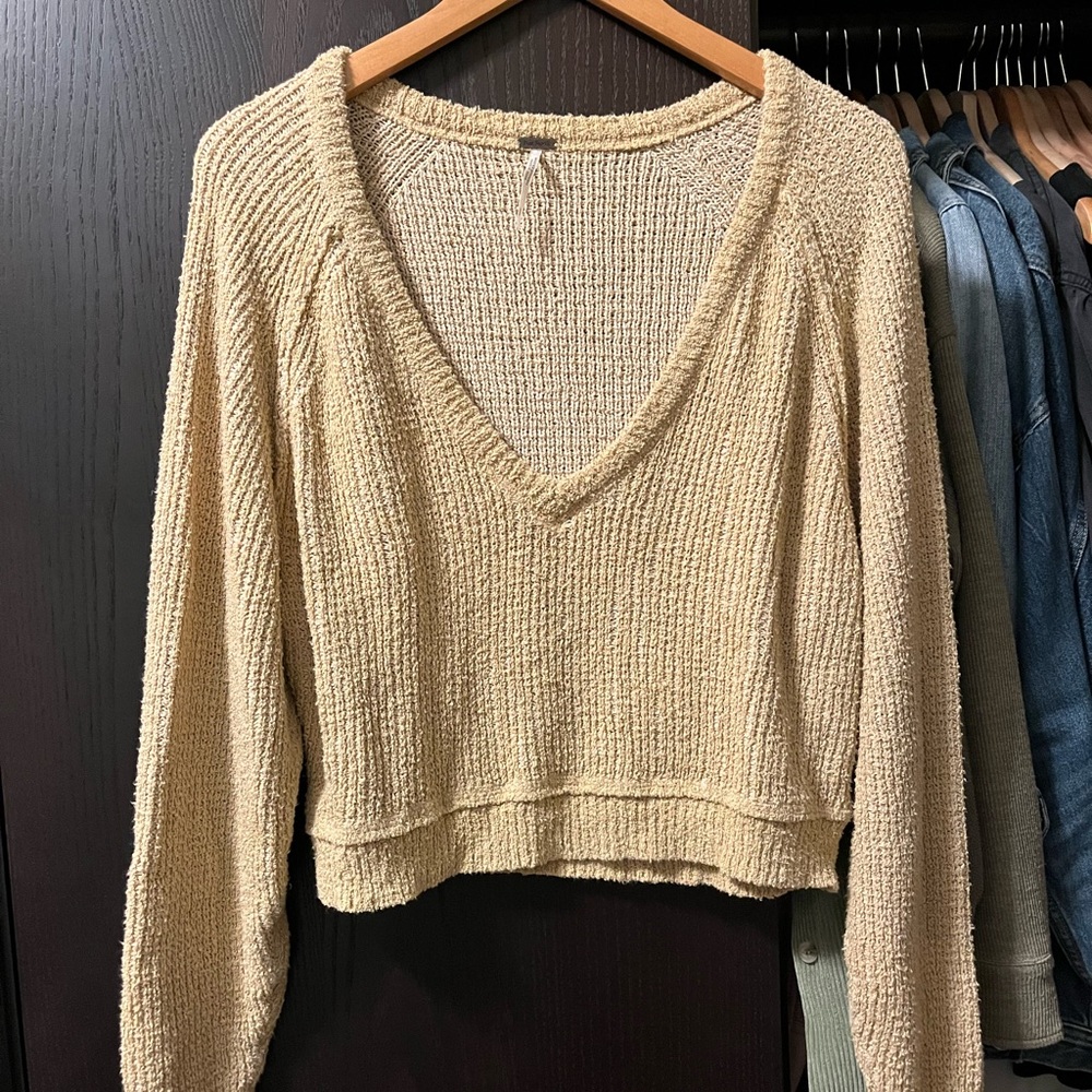 Free People knit sweater
